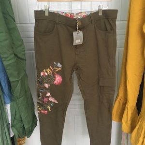 Matilda Jane cotton jeggings size large